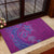 Hawaiian Turtles and Polynesian Art Tattoo Rubber Doormat Cerise