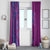 Hawaiian Turtles and Polynesian Art Tattoo Window Curtain Cerise