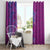 Hawaiian Turtles and Polynesian Art Tattoo Window Curtain Cerise