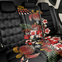 Hawaiian Hibiscus Turtle and Tropical Flower Back Car Seat Cover Dynamic Vibe