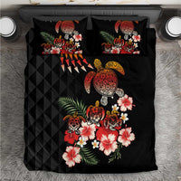 Hawaiian Hibiscus Turtle and Tropical Flower Bedding Set Dynamic Vibe