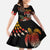 Hawaiian Hibiscus Turtle and Tropical Flower Family Matching Summer Maxi Dress and Hawaiian Shirt Dynamic Vibe