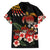 Hawaiian Hibiscus Turtle and Tropical Flower Family Matching Summer Maxi Dress and Hawaiian Shirt Dynamic Vibe