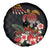 Hawaiian Hibiscus Turtle and Tropical Flower Spare Tire Cover Dynamic Vibe