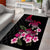 Hawaiian Hibiscus Turtle and Tropical Flower Area Rug Sweet Vibe
