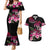 Hawaiian Hibiscus Turtle and Tropical Flower Couples Matching Mermaid Dress and Hawaiian Shirt Sweet Vibe