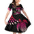 Hawaiian Hibiscus Turtle and Tropical Flower Family Matching Off Shoulder Short Dress and Hawaiian Shirt Sweet Vibe