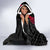 Hawaiian Hibiscus Turtle and Tropical Flower Hooded Blanket Sweet Vibe