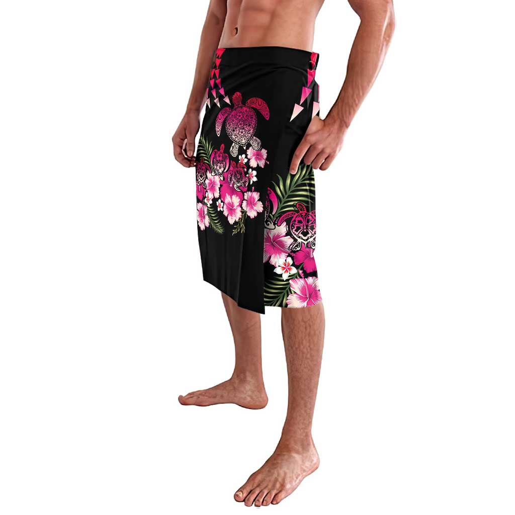 Hawaiian Hibiscus Turtle and Tropical Flower Lavalava Sweet Vibe