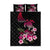 Hawaiian Hibiscus Turtle and Tropical Flower Quilt Bed Set Sweet Vibe
