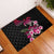 Hawaiian Hibiscus Turtle and Tropical Flower Rubber Doormat Sweet Vibe