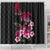 Hawaiian Hibiscus Turtle and Tropical Flower Shower Curtain Sweet Vibe