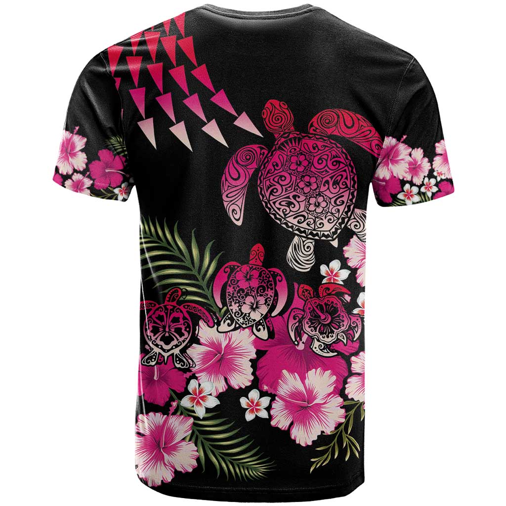 Hawaiian Hibiscus Turtle and Tropical Flower T Shirt Sweet Vibe