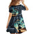 Samoan Siapo Motif and Siva Afi Dance Family Matching Tank Maxi Dress and Hawaiian Shirt
