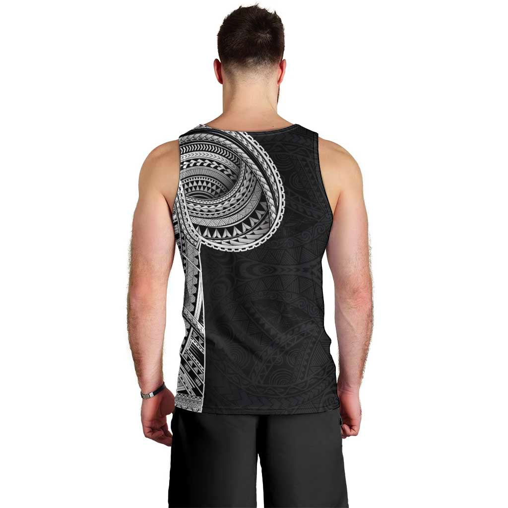 Samoan Art Tattoo Polynesian Pattern Men Tank Top