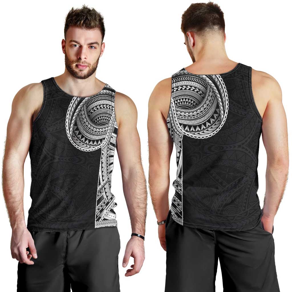 Samoan Art Tattoo Polynesian Pattern Men Tank Top