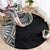 Samoan Art Tattoo Polynesian Pattern Round Carpet