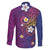 Hawaiian Octopus Tattoo and Frangipani Family Matching Off Shoulder Maxi Dress and Hawaiian Shirt