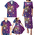 Hawaiian Octopus Tattoo and Frangipani Family Matching Puletasi and Hawaiian Shirt