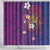Hawaiian Octopus Tattoo and Frangipani Shower Curtain