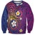 Hawaiian Octopus Tattoo and Frangipani Sweatshirt