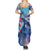 Hawaii Aloha Whales Family Matching Summer Maxi Dress and Hawaiian Shirt Hibiscus and Whales with Polynesian Pattern - Polynesian Pride