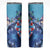 Hawaii Aloha Whales Skinny Tumbler Hibiscus and Whales with Polynesian Pattern - Polynesian Pride