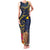 Tokelau Tokehega Day Family Matching Tank Maxi Dress and Hawaiian Shirt Coat of Arms with Polynesian Tattoo and Hibiscus