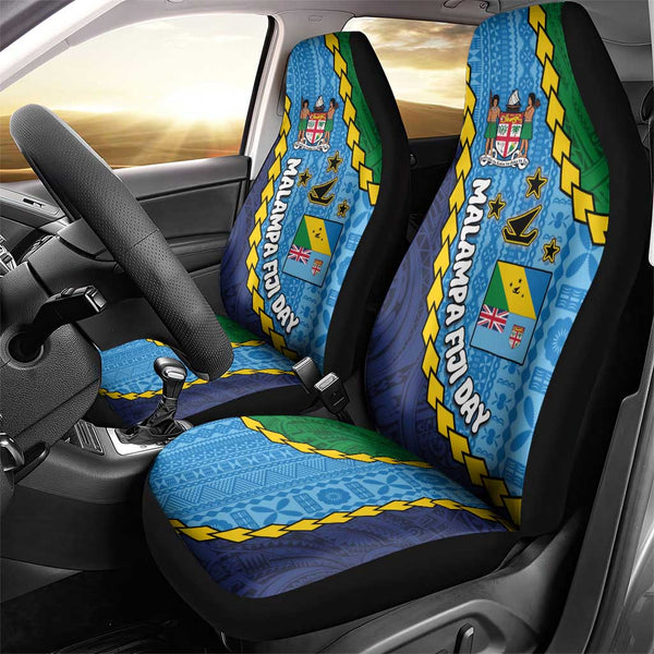 (Custom Personalised) Vanuatu Malampa Province Tribal Pattern Car Seat Covers - LT12 main image 1