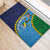 Malampa Fiji Day Rubber Doormat National Symbols with Tapa Tribal and Polynesian Tattoo