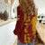 Tonga 676 Ngatu Tribal Tattoo Women Casual Shirt