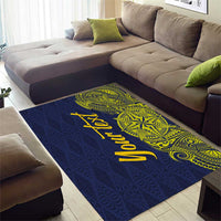 Personalised Tokelau Classic Ngatu Motifs Area Rug LT03 - Polynesian Pride