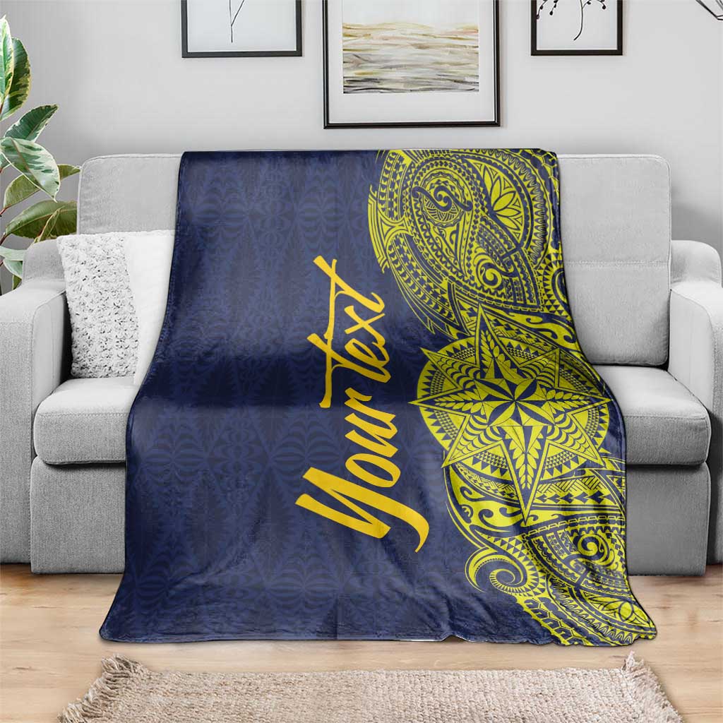 Personalised Tokelau Classic Ngatu Motifs Blanket LT03 - Polynesian Pride