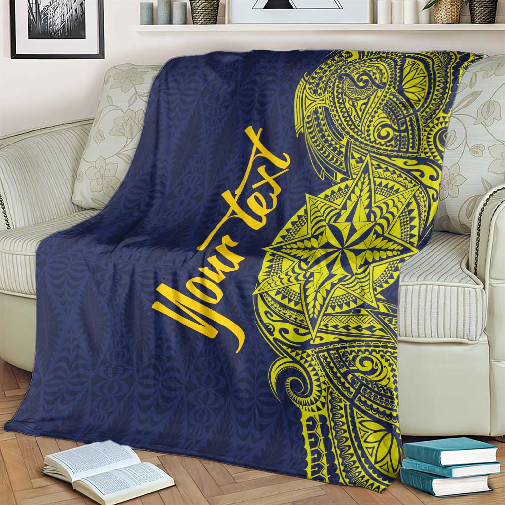 Personalised Tokelau Classic Ngatu Motifs Blanket LT03 - Polynesian Pride