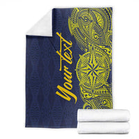 Personalised Tokelau Classic Ngatu Motifs Blanket LT03 - Polynesian Pride