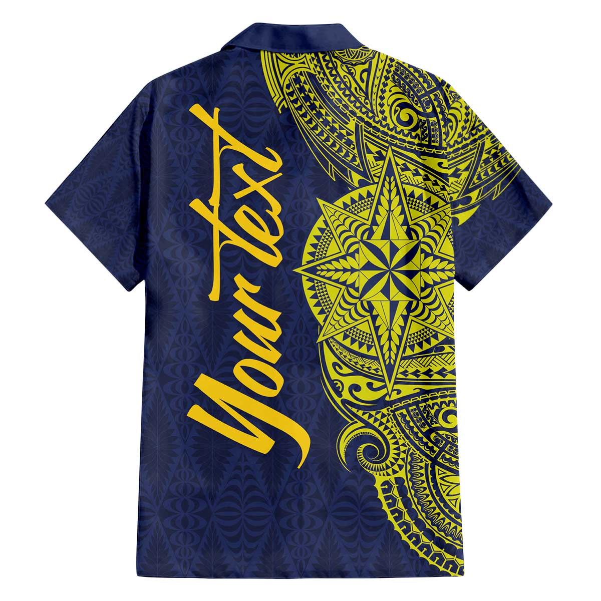 Personalised Tokelau Classic Ngatu Motifs Family Matching Off The Shoulder Long Sleeve Dress and Hawaiian Shirt LT03 - Polynesian Pride