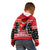 Papua New Guinea Christmas Kid Hoodie Santa With Flag Of PNG Polynesian Tribal Xmas Vibe LT03 - Polynesian Pride