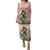 Woman Polynesian Tattoos Puletasi Tropical Flower - Peach Fuzz Color