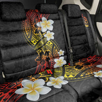 Plumeria Back Car Seat Cover Polynesian Tribal Frangipani Sunset LT03 - Polynesian Pride