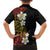Plumeria Family Matching Summer Maxi Dress and Hawaiian Shirt Polynesian Tribal Frangipani Sunset