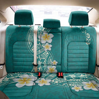 Plumeria Back Car Seat Cover Polynesian Tribal Frangipani Teal LT03 - Polynesian Pride