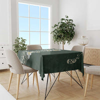 Plumeria Tablecloth Polynesian Tribal Frangipani Green