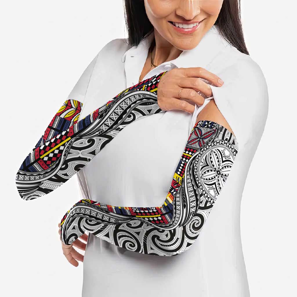 Niue Hiapo and Maori Decoration Tattoos Arm Sleeves - Polynesian Pride