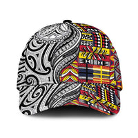 Niue Hiapo and Maori Decoration Tattoos Classic Cap - Polynesian Pride