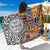 Niue Hiapo and Maori Decoration Tattoos Sarong - Polynesian Pride