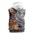 Niue Hiapo and Maori Decoration Tattoos Sleeveless Zip Hoodie - Polynesian Pride