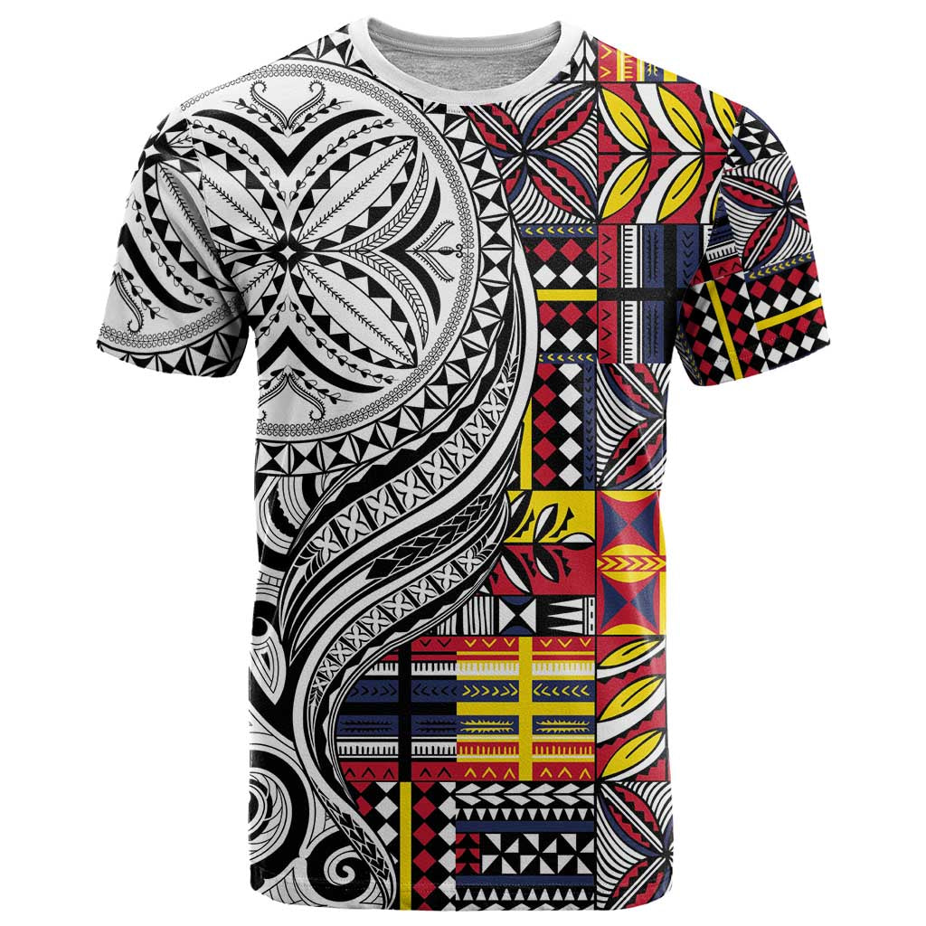 Niue Hiapo and Maori Decoration Tattoos T Shirt - Polynesian Pride