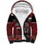 New Zealand Christmas Sherpa Hoodie Meri Kirihimete Aotearoa Warrior on Waka with Maori Art Tattoo