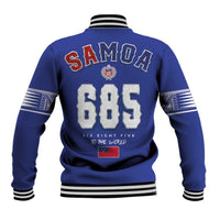 Toa Samoa Rugby Baseball Jacket Six Eight Five to The World