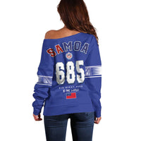 Toa Samoa Rugby Off Shoulder Sweater Six Eight Five to The World